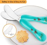 Lehoo Castle 6pcs Toddler Cutlery Set Stainless Steel Dinosaurs view 4