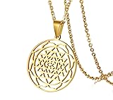 Stainless Steel Hinduism Symbol Sri Yantra Chakra
