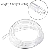 Sourcing Map PVC Hose 7mm ID x 10mm OD Clear 1.5m Tubing view 2