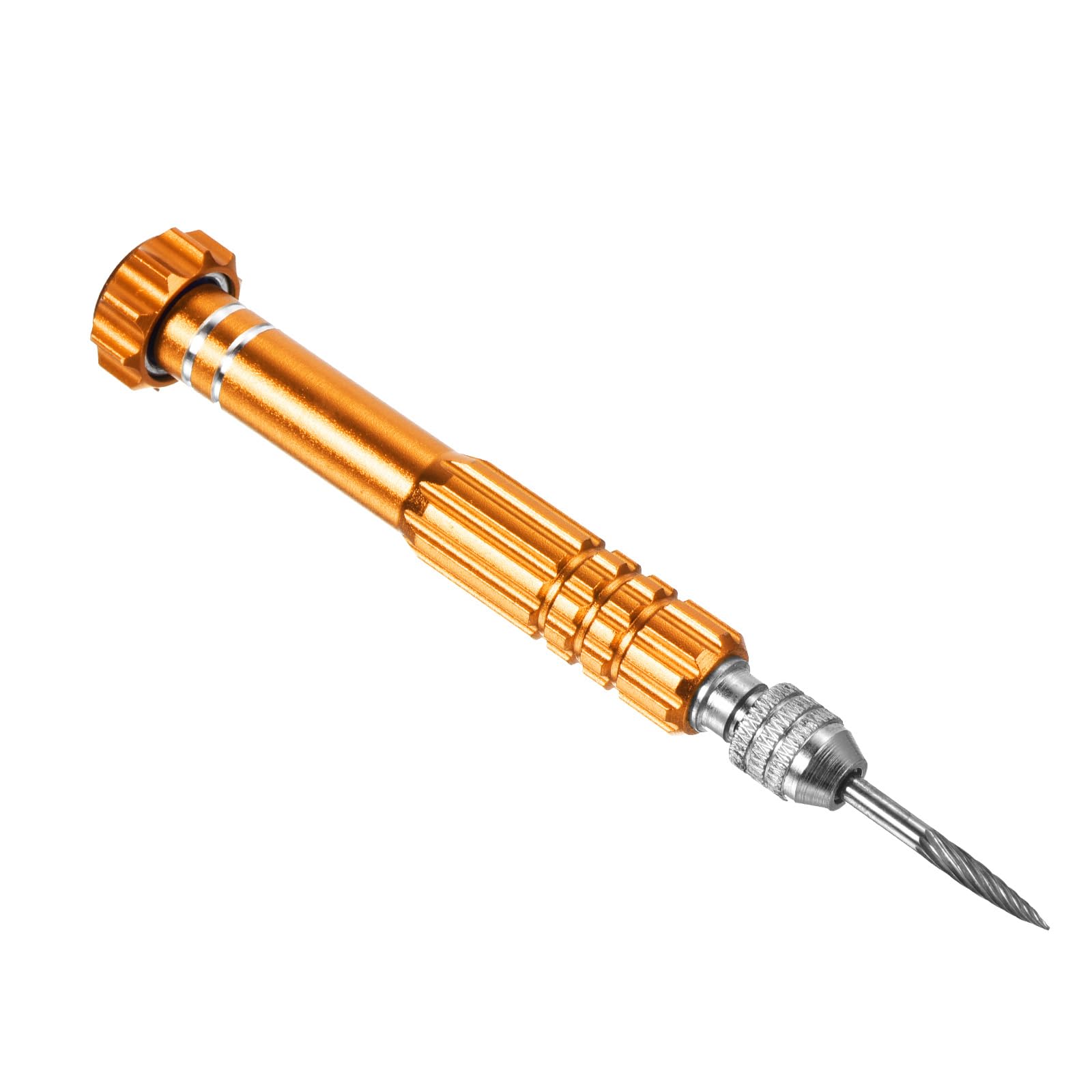 PATIKIL Badminton Grommet Remover, Stainless Steel Racquet Eyelets Nail Cone Badminton Racket Tool Accessory, Yellow