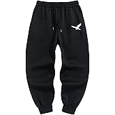 ZAFUL Men's Graphic Sweatpants Drawstring Casual Joggers Pants Baggy Straight Gym Running Workout Pants with Pocket