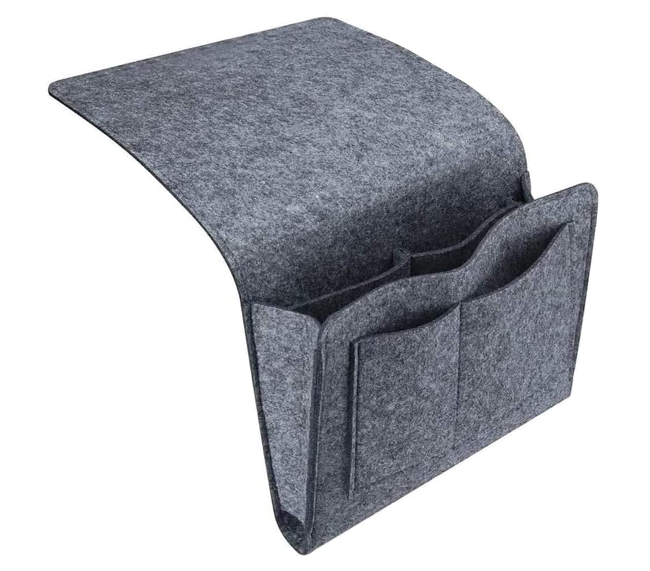 Amdonalo Bedside Organiser - Felt Storage Bag for Home, Sofa, Bunk Beds - Dark Grey — image 1