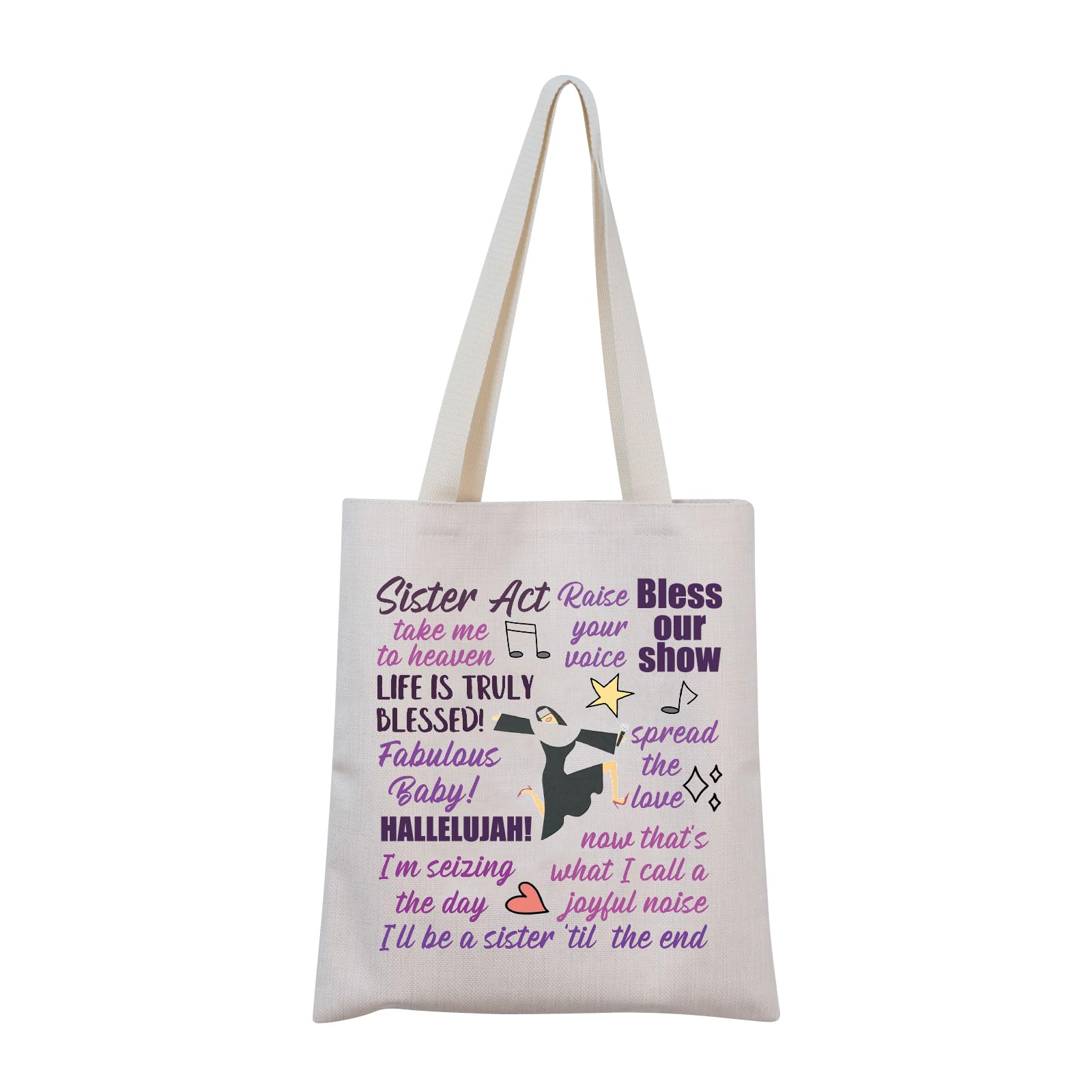 Sister A-ct Musical Inspired Gift Sister A-ct Musical Lover Gift Sister A-ct Musical Tote Bag (A-ct Tote)