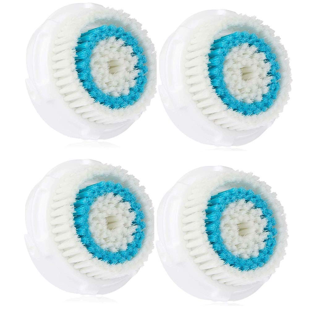 XYZONE Compatible Replacement Facial Cleansing Brush Heads (4-Pack) ,Deep Pore Facial Brush Heads(4-Pack): Beauty