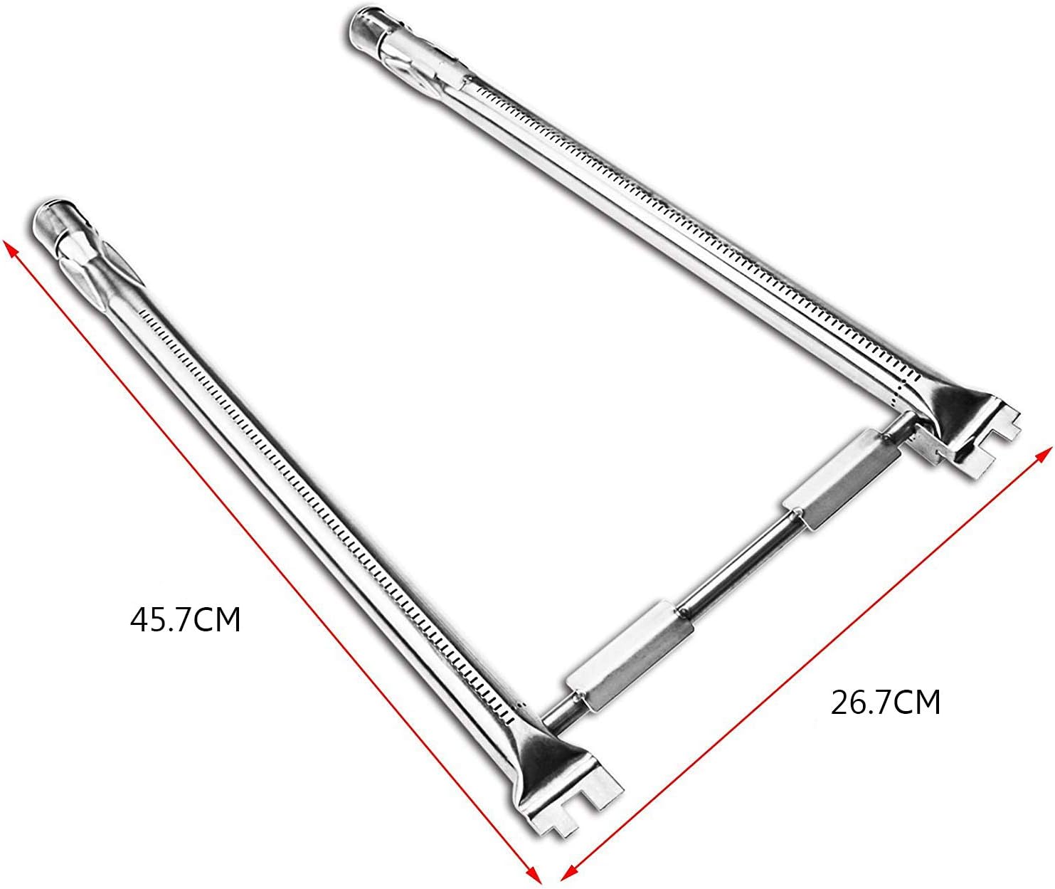 LOKHING 69785 45.7 CM Grill Burner Tubes for Weber Spirit 200 Series, Spirit E210 S210 E220 S220 Gas Grills with Up-Front Control (2013 Model Years and Newer), 304 Stainless Steel - Image 3
