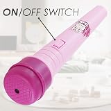 Magic Toy Shop Kids Guitar Microphone Set Pink 6 Strings Demo Songs Stand Ages view 6