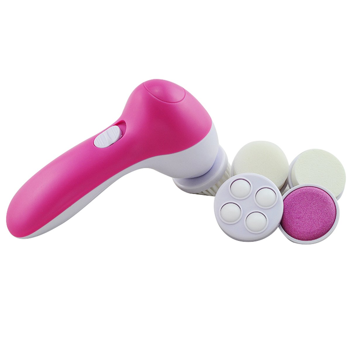 ixaer Electric Facial Cleaner-5 In 1Deep Clean Electric Facial Cleaner Face Spa Skin Care Brush Massager Scrubber