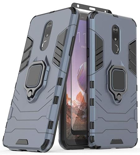 Compatible with LG Stylo Case with Screen Protector, Ring Holder