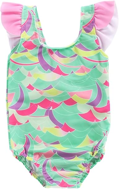 baby rainbow swimsuit