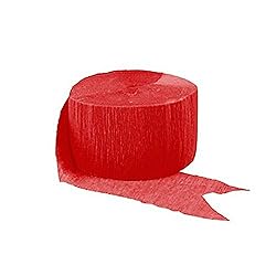 Amscan Premium Apple Red Crepe Paper Streamer