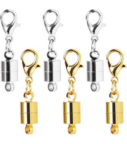 Amazon.com: MAXIQI Magnetic Necklace Clasps and Closures, 18K Gold