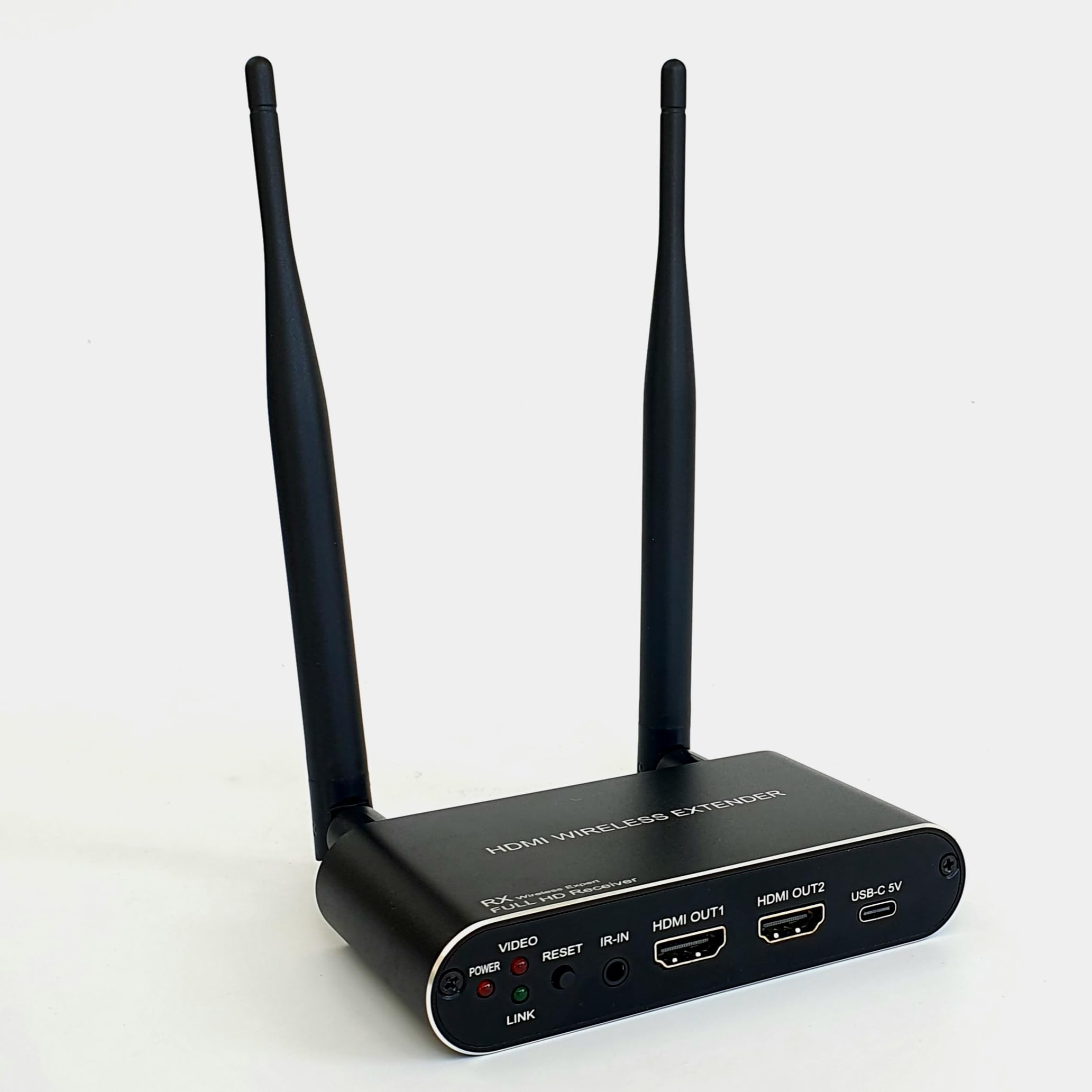 FOURKAY Wireless 1080p HDMI over WiFi with Dual HDMI Out on RX. Extra Receiver Only