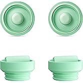 2pcs Duckbill Valves and 2pcs Diaphragm Compatible with Elvie Stride Pump Replacement Parts, Replace for Elvie Pump Valves Diaphragm Parts Accessories