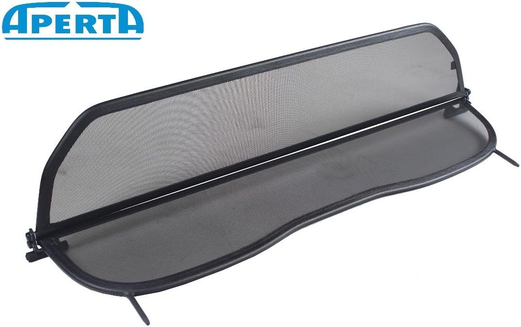 Aperta Wind Deflector fits Peugeot 207 CC 207CC | Black Tailor Made Windblocker | Draft-Stop Wind Stop Peugeot Convertible