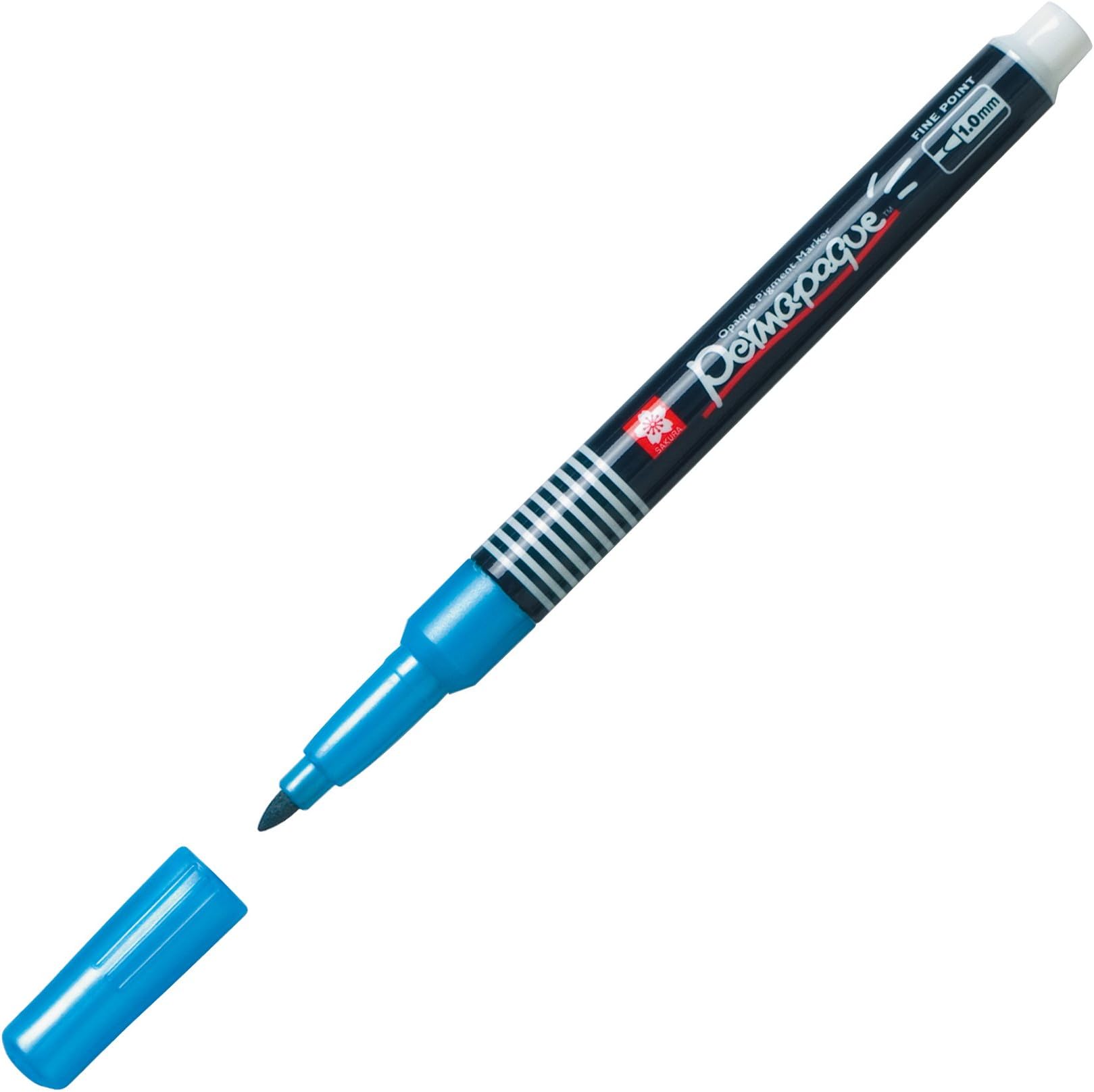 Sakura Permapaque Fine Point Marker, Metallic Blue