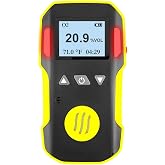 Oxygen Detector by Forensics | USA NIST Calibration &amp; Certificate | Dust &amp; Explosion Proof | USB Recharge | Sound, Light and Vibration Alarms | 0-30% O2 |