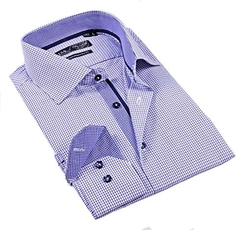 LVs Mens Shirt,Blue,4XLB