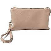 KEDZIE Eclipse Vegan Leather Convertible Purse Wallet Crossbody Bag for Women