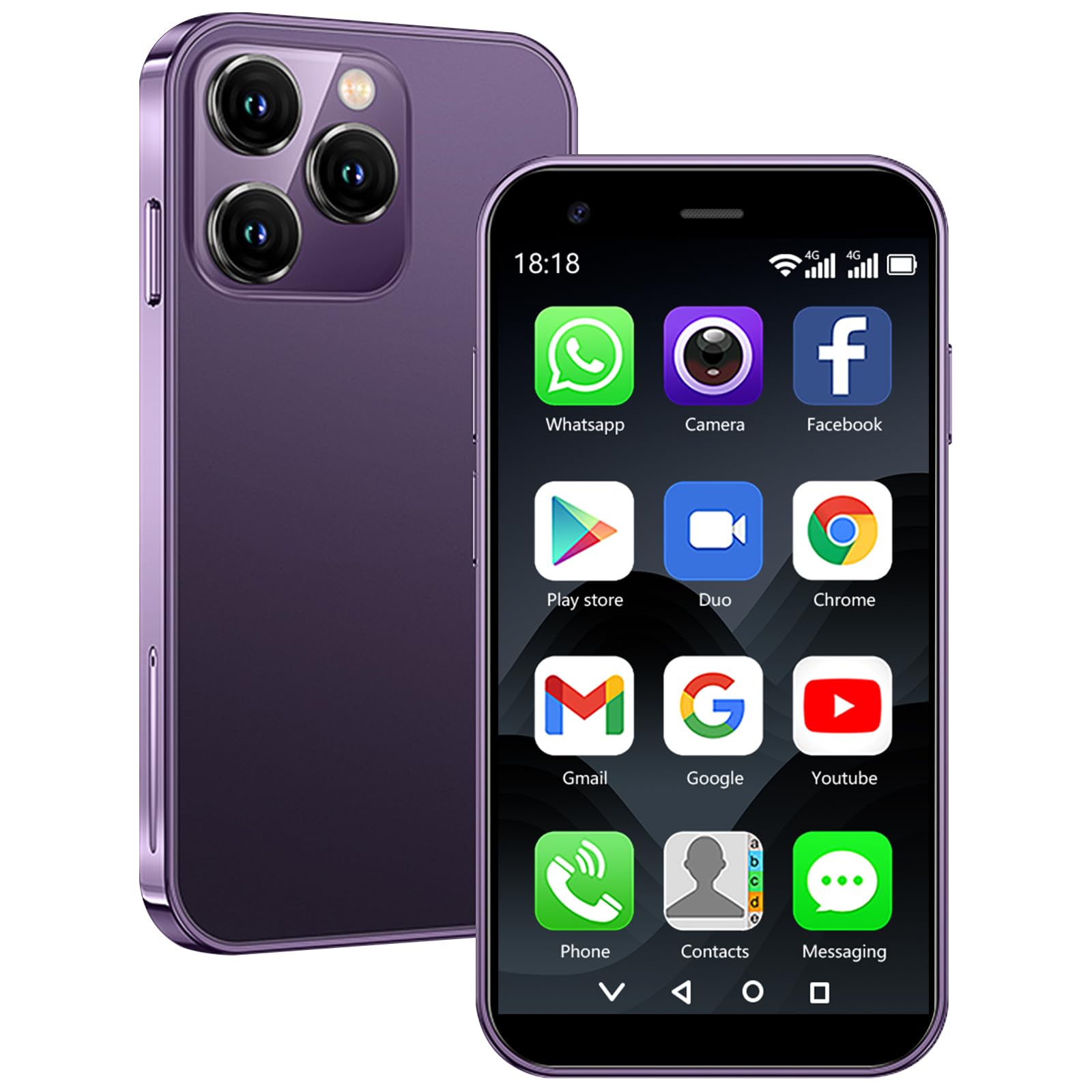 BezosMax Mini Smartphone 4G Unlocked Mini Phone 3.0