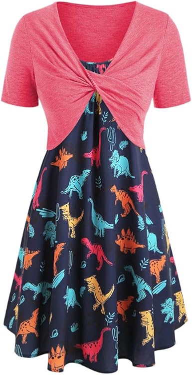 plus size dinosaur dress