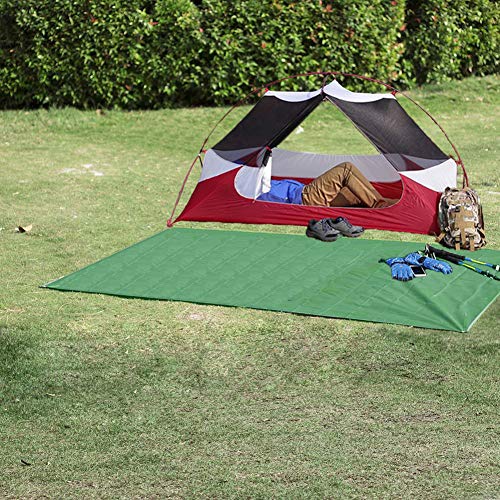 YINXN Camping Tarp, Waterproof Picnic Mat, Multifunction Tent Footprint with Drawstring Carrying Bag Ultralight Hammock Sunshade for Picnic, Hiking, Parks and Beach