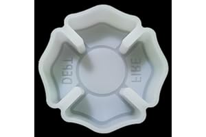 【300+ Design Optional】Fuehbur Fire Dept Shape Freshie Mold, Silicone Epoxy Resin Molds for Car Freshies, Aroma Beads, Soap Mold, Candle Mold, Pendant Mould-Oven Safe