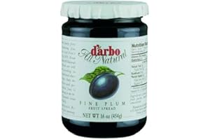 DARBO d'arbo All Natural Fine Plum Fruit Spread, 16 Ounce