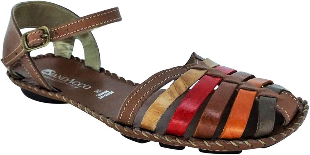 sandalia de couro andacco feminina