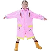 Kids Raincoats for Girls Boys Unicorn Cartoon Toddler Waterproof Rain Wear Children Raincoat Jacket Poncho M Size