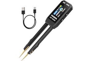 Focemta Precision LCR-101A Meter Handheld - Digital LCR Meter Measures Capacitance Inductance Resistance with Auto Component 