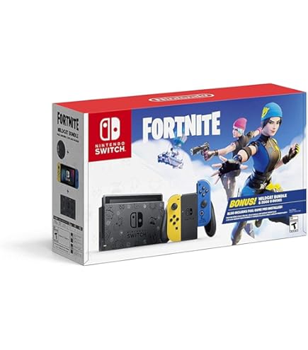Amazon.com: Nintendo Switch Fort nite Wildcat Edition with Yellow