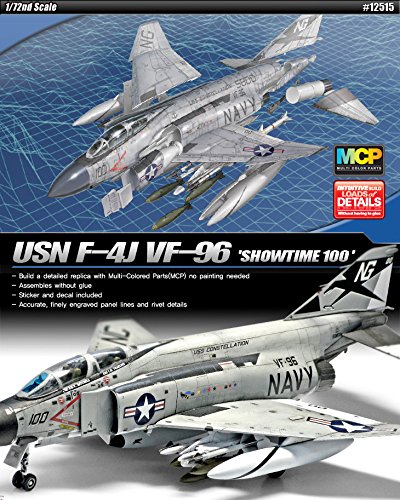 1/72nd SCALE USN F-4J PHANTOM "SHOWTIME 100" ACADEMY MODEL KIT # 12515