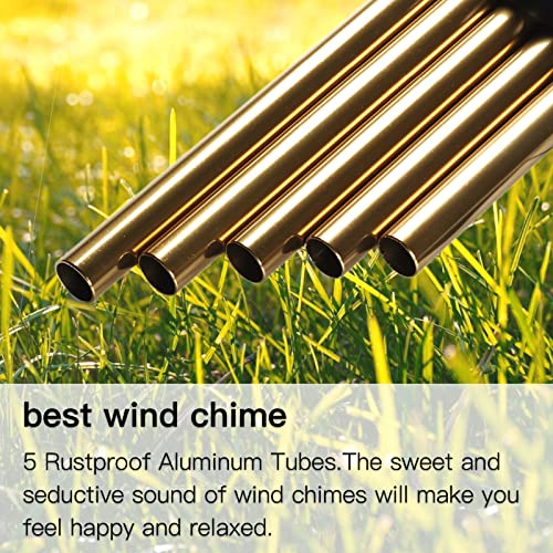MEIHONG Large Wind Chimes Outdoor, 32 Inch Large Sympathy Wind Chimes Outdoor Clearance, Memorial Wind Chimes, Sympathy Wind Chime Gifts for Mother,Unique Wind Chimes Outdoors Garden Chimes Decor