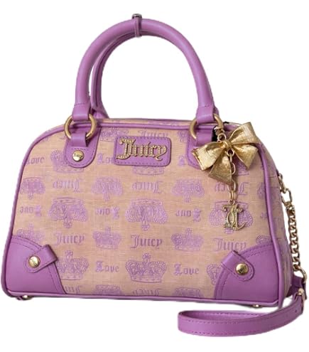 Amazon.com: Juicy Couture Women's Rolling On Satchel Handbag with