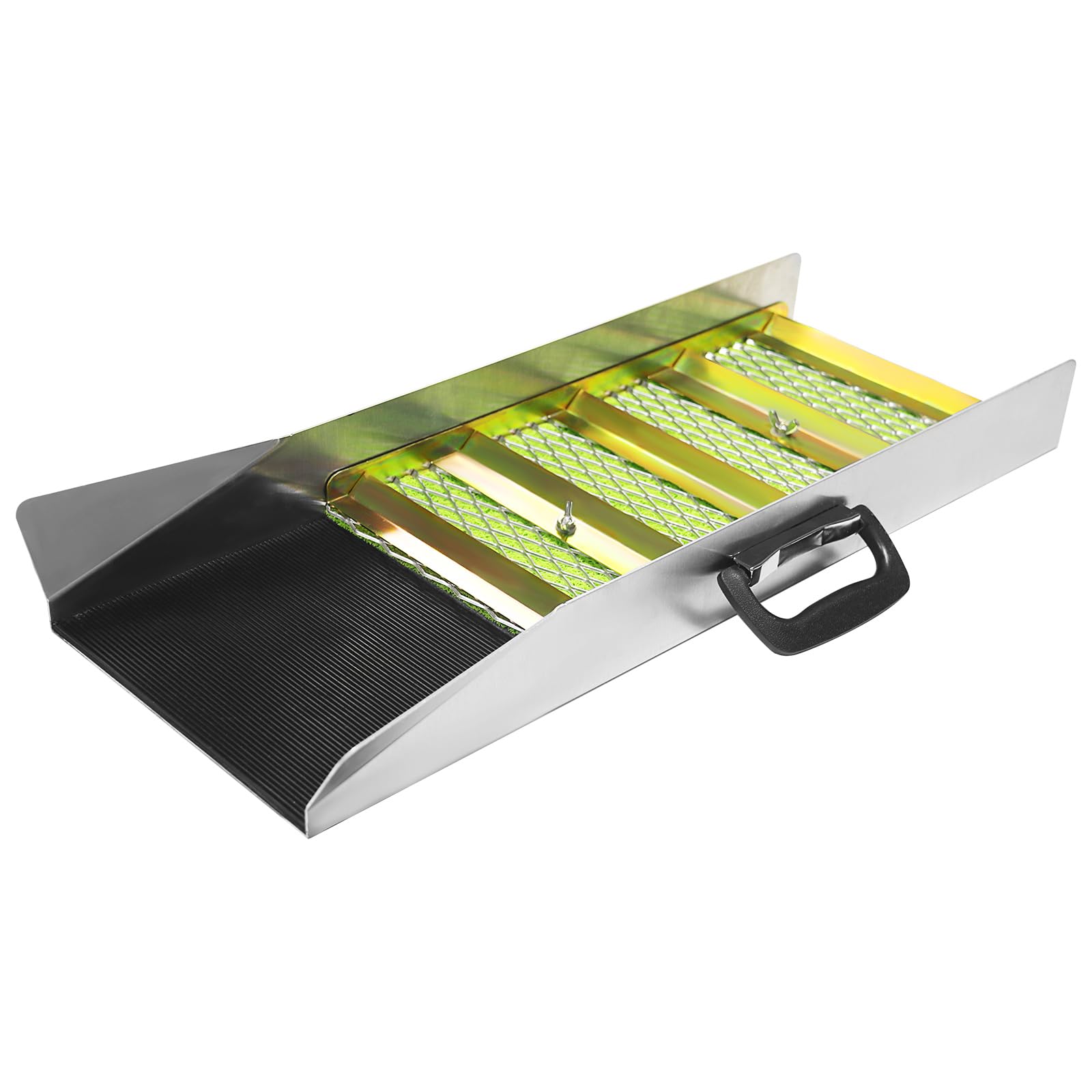 Photo 1 of 24 INCH Sluice Box Aluminum Alloy Sluice Box, Portable Gold Prospecting Equipment, Gold panning kit for Gold Mining for River, Creek, Gold Panning, Prospecting, Dredging