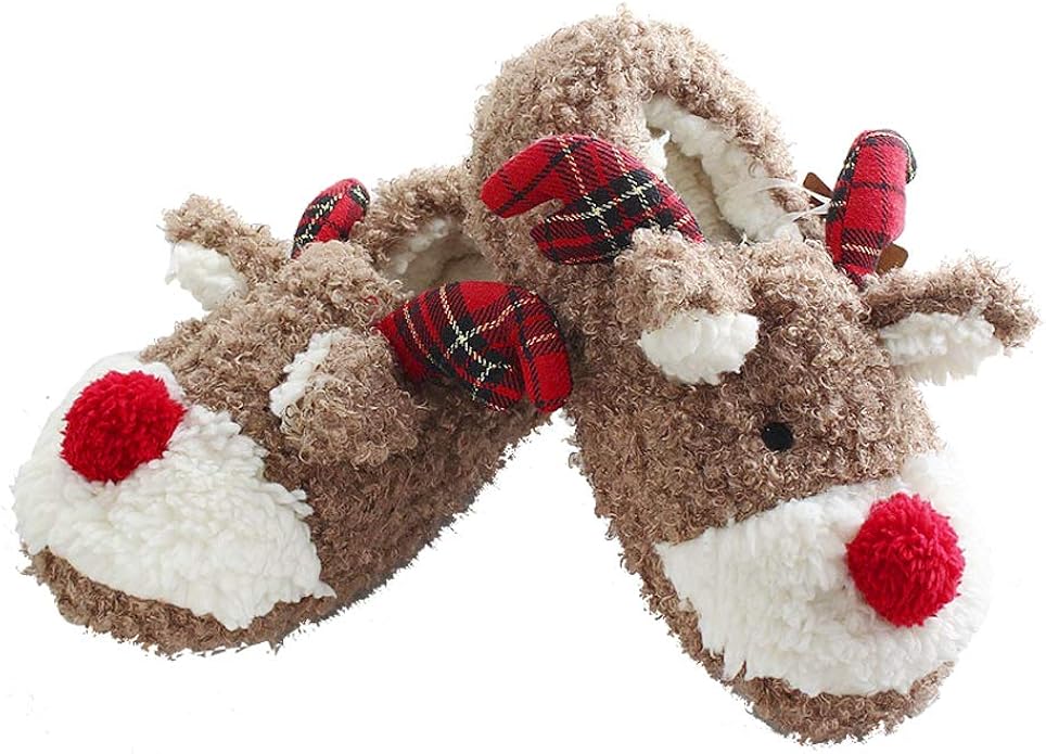 ANNALEMON Christmas Slippers for Women Fuzzy ANNALEMON Christmas Slippers for Women Fuzzy
