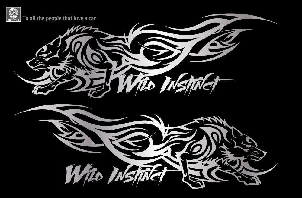 宅送 ウルフカーステッカー160 バイナルグラフィック車ワイルドスピード系デカール シルバー 色変更可 B01h4mvzdm Cleanusapower Com