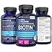 BIOTIN + Premium Hair, Skin & Nail Boost with Extra Calcium, 5/10 mg, 60 Vcaps