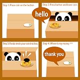 LUFENG Panda Money Box Piggy Bank with Clear English Voice view 5