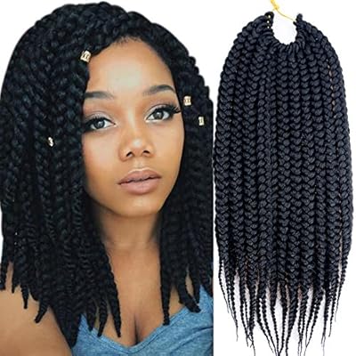 Vrhot 6packs 12 Box Braids Crochet Hair Pre Looped Crochet