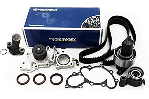 WQ W&Q AUTO PARTS Timing Belt Kit Water Pump For Toyota 1993 1994 1995 3.0L SOHC 3VZE T100 Pickup 4Runner 12v