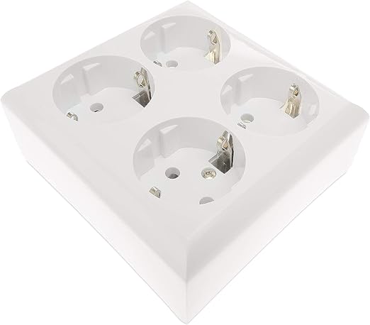 Planoluxe 4 Fach Aufputzsteckdose 1 Stuck Amazon De Baumarkt