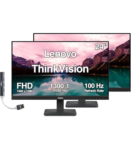 Amazon.com: Lenovo ThinkVision S24e-20 23.8