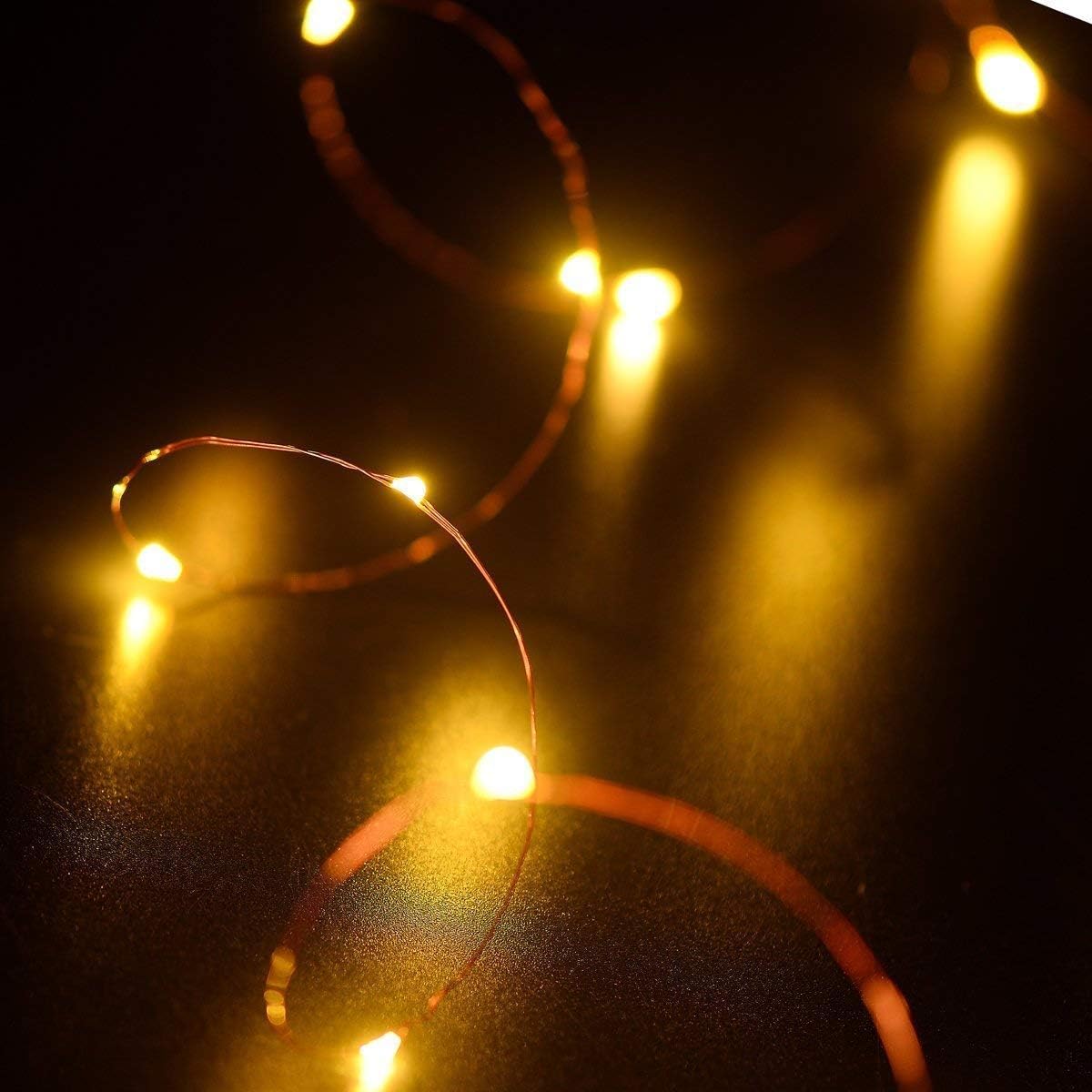 MSC 10ft / 3M * 30 LED's USB Powered LED Warm White Coloured String Fairy Lights On Copper Cable, Ideal for Christmas Xmas - Image 5