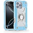 MARKILL Compatible with iPhone 16 Pro Max Case 6.9 Inch with Ring Stand, Heavy-Duty Military Grade Shockproof Phone Kids Cover for iPhone 16 Pro Max