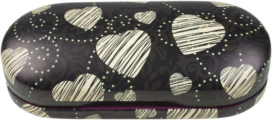 Dual Glasses Case for Two Frames -Built-In Mirror-By OptiPlix