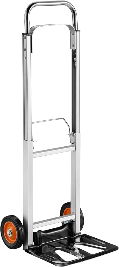 VonHaus Folding Sack Truck Aluminium 90kg Hand Trolley