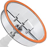 Jonard Tools AHC-10 Professional Grade Round Hole Saw Cutter | Includes Dust Shield &amp; Case, Cuts Plywood Plasterboard Sheetrock Acrylic Up to 1 1/16&rdquo; Thick, Adjustable Hole Size 2.2&rdquo; - 10&rdquo;