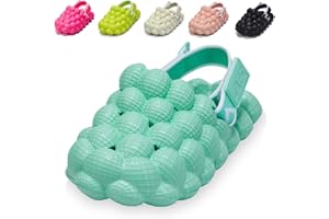 Fiedaz Bubble Slides for Kids Girls Boys Golf Ball Slides Funny Lychee Massage Slides Non-Slip Cloud Slides House Slippers Beach Pool Sandals