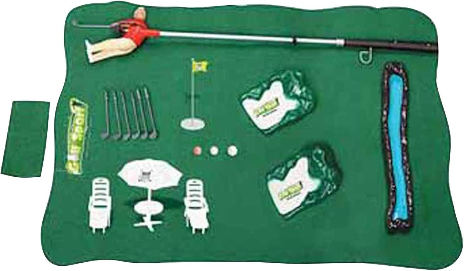 Bumplebee Indoor Mini Golf Game for Children's and Adults, Golf Club